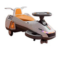 Electric Ride On Wiggle Car For Kids Toddlers With Light Music,2 In 1 360 Steering Wheel Powered Swing Twist Car