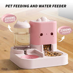 1 Piece Cartoon Cloud Cat Ear Feeding And Water Feeding Integrated Cat And Dog Universal Pet Essential Item For Home And Travel - VibraStore