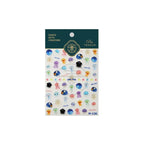 1 Uds. 5D Kawaii Jelly Fish pegatinas para decoración de uñas, pegatinas adhesivas de medusas azules para decoración de uñas, accesorios de calcomanías para manicura 3D - VibraStore