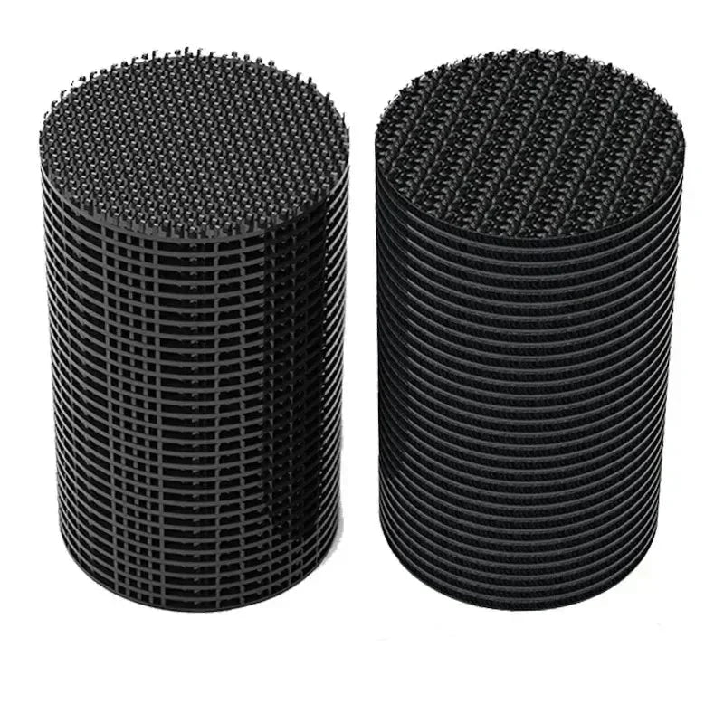 10 - 50pairs Carpet Mat Fixing Stickers Universal Car Foot Pad Invisible Non Slip Tape Nylon Magic Tape Auto Traceless Adhesive - VibraStore