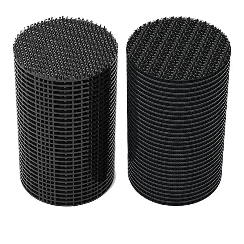 10 - 50pairs Carpet Mat Fixing Stickers Universal Car Foot Pad Invisible Non Slip Tape Nylon Magic Tape Auto Traceless Adhesive - VibraStore