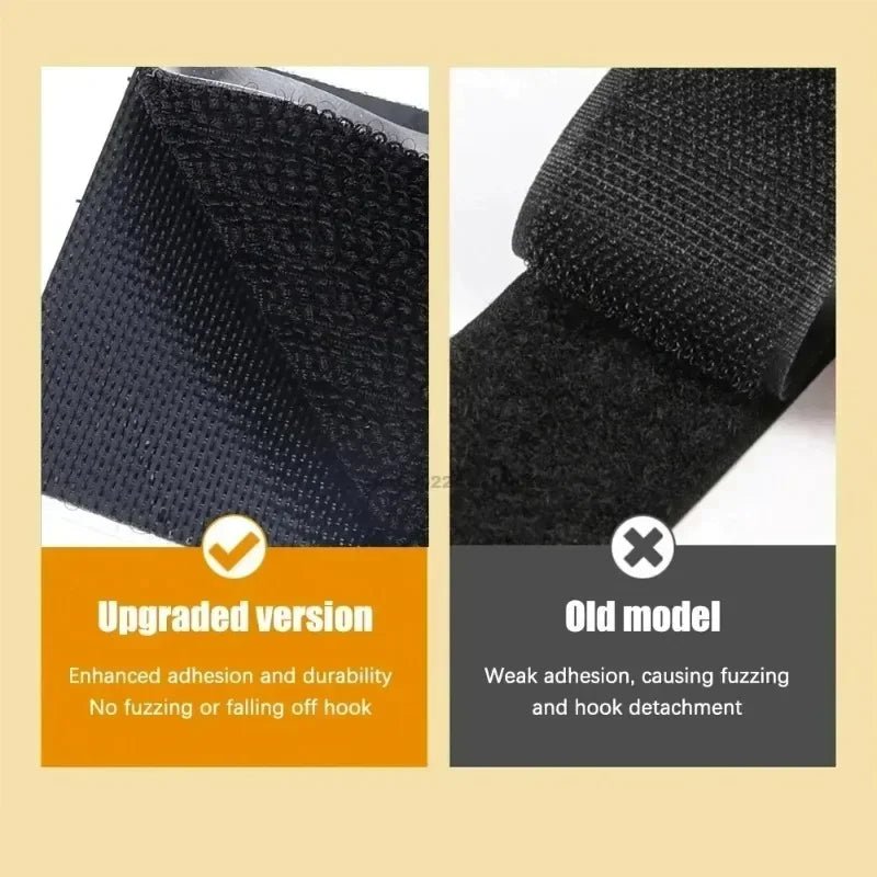 10 - 50pairs Carpet Mat Fixing Stickers Universal Car Foot Pad Invisible Non Slip Tape Nylon Magic Tape Auto Traceless Adhesive - VibraStore