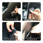 10 - 50pairs Carpet Mat Fixing Stickers Universal Car Foot Pad Invisible Non Slip Tape Nylon Magic Tape Auto Traceless Adhesive - VibraStore