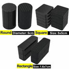 10 - 50pairs Carpet Mat Fixing Stickers Universal Car Foot Pad Invisible Non Slip Tape Nylon Magic Tape Auto Traceless Adhesive - VibraStore