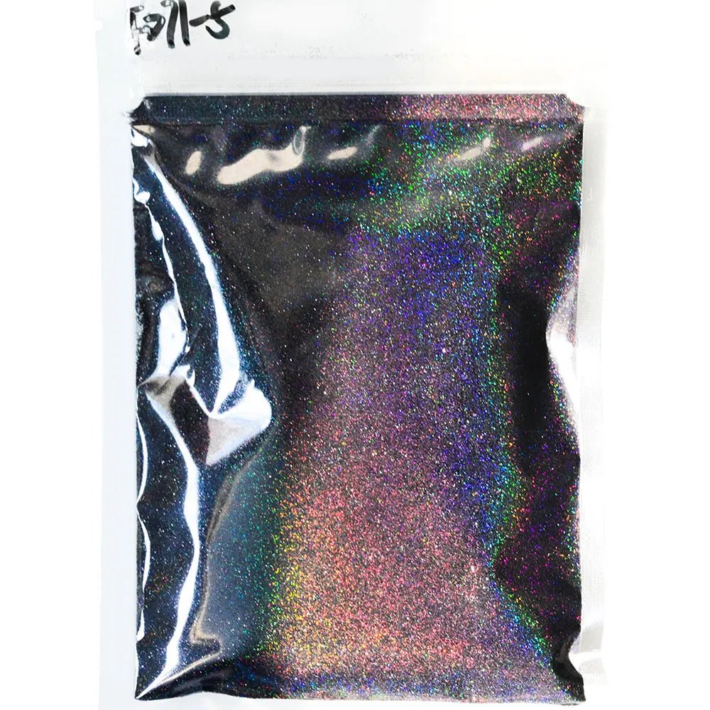 10g 0,2mm brillo blanco Arco Iris brillo de uñas en polvo holográfico brillante azúcar diamante caramelo abrigo polvo de uñas decoraciones artísticas - VibraStore