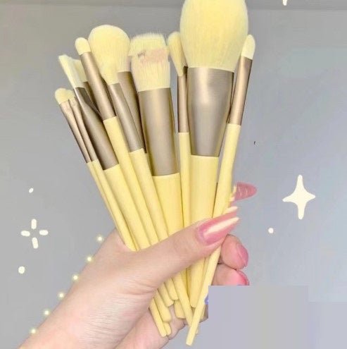 13Pcs Makeup Brush Set Make Up Concealer Brush Blush Powder Brush Eye Shadow Highlighter Foundation Brush Cosmetic Beauty Tools - VibraStore