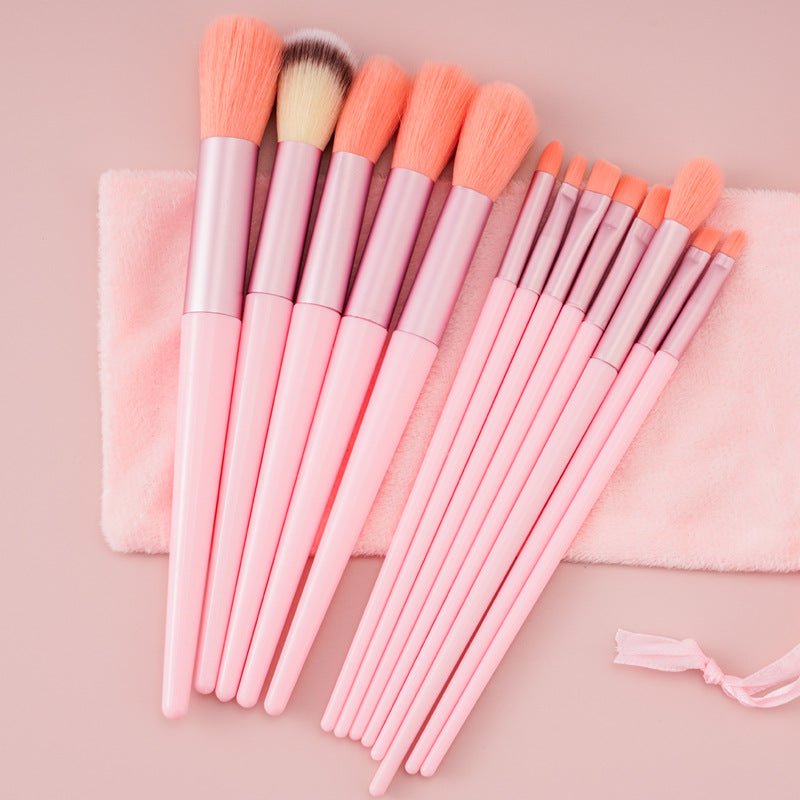13Pcs Makeup Brush Set Make Up Concealer Brush Blush Powder Brush Eye Shadow Highlighter Foundation Brush Cosmetic Beauty Tools - VibraStore