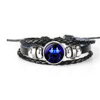 12 Zodiac Constellation Bracelet Luminous Braided Design Bracelet For Men Women Kids