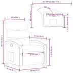 Recliner Chair in Faux Leather,   Massage Chair in Faux Leather
