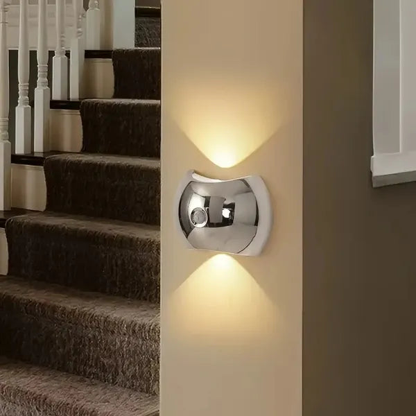 2PCS Bedroom/Living Room Lights, Motion Sensor, Luxurious Style, 60-Day Battery Life, 3 Lighting Modes, Magnetic Installation, Ideal For Stairs, Corridor, Wardrobe