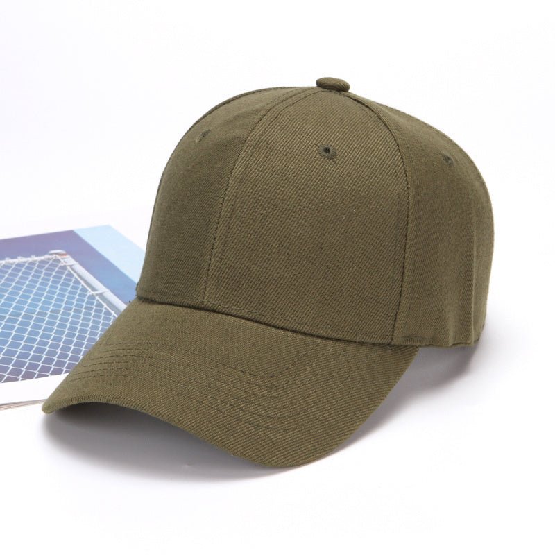 1pc Men's Solid Color Baseball Cap - VibraStore