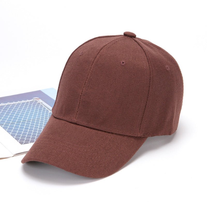 1pc Men's Solid Color Baseball Cap - VibraStore