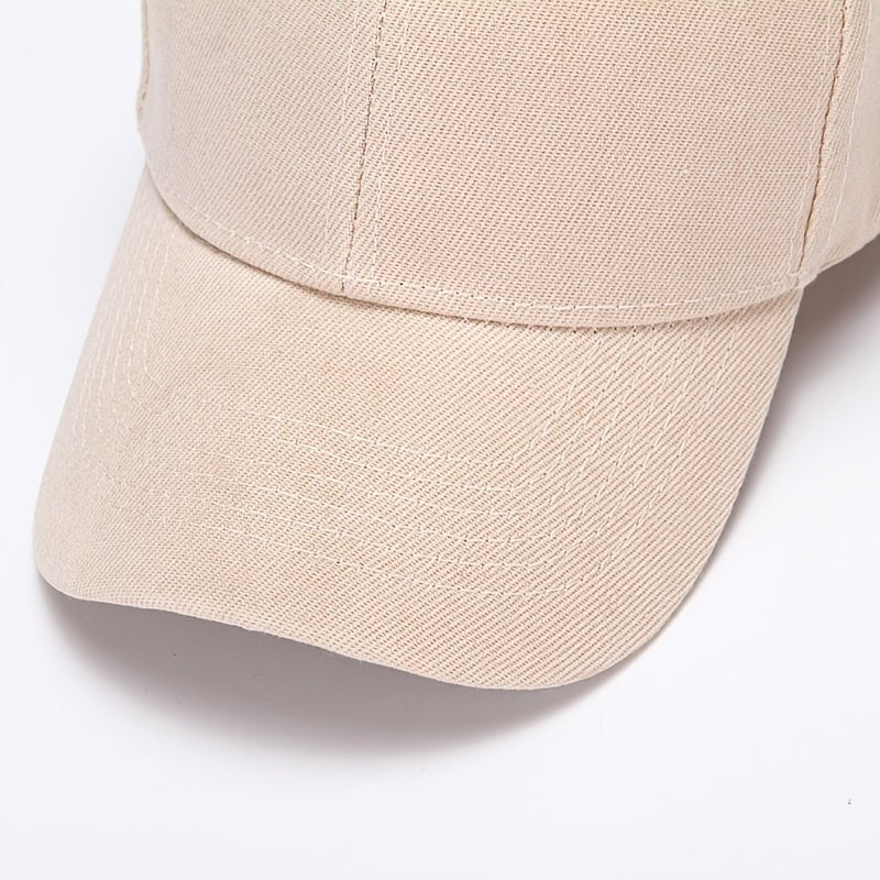 1pc Men's Solid Color Baseball Cap - VibraStore