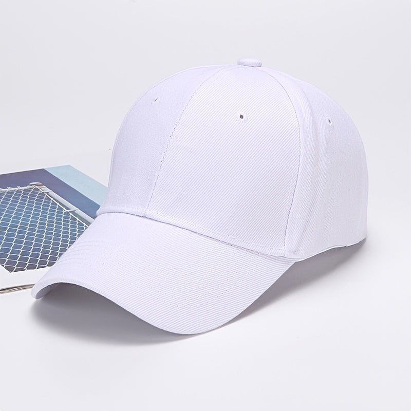 1pc Men's Solid Color Baseball Cap - VibraStore