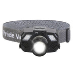 1Pc Motion Sensor LED Headlamp Zoomable Headlamp Flashlight Waterproof Outdoor Emergency Headlight With 3 Lighting Modes - VibraStore