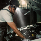 1Pc Motion Sensor LED Headlamp Zoomable Headlamp Flashlight Waterproof Outdoor Emergency Headlight With 3 Lighting Modes - VibraStore