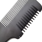 1Pc Salon - Grade Hair Cutting Comb With Razor Blade - Perfect For Thinning, Trimming, And Styling At Home - VibraStore