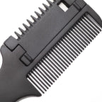 1Pc Salon - Grade Hair Cutting Comb With Razor Blade - Perfect For Thinning, Trimming, And Styling At Home - VibraStore