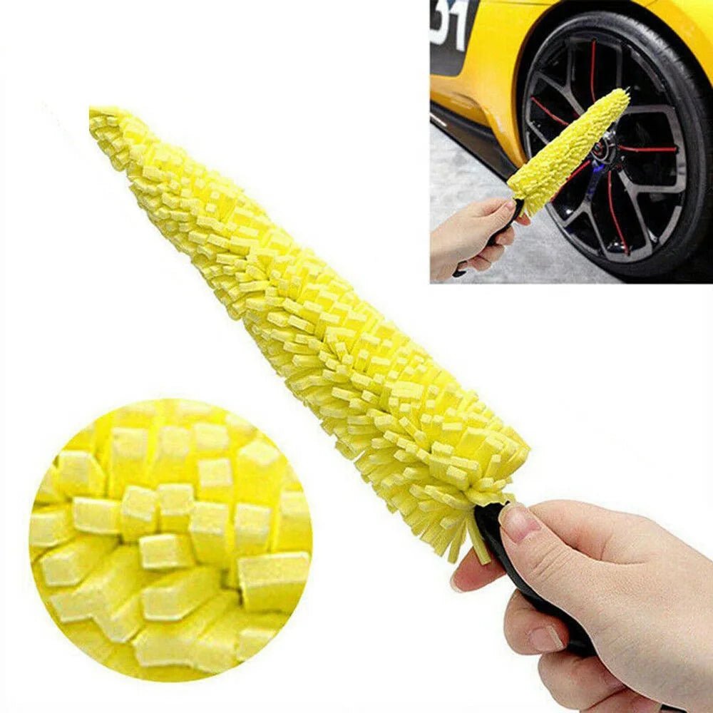 1pcs Effortlessly Clean Your Car Wheels with this Tire Rim Cleaning Tool - VibraStore