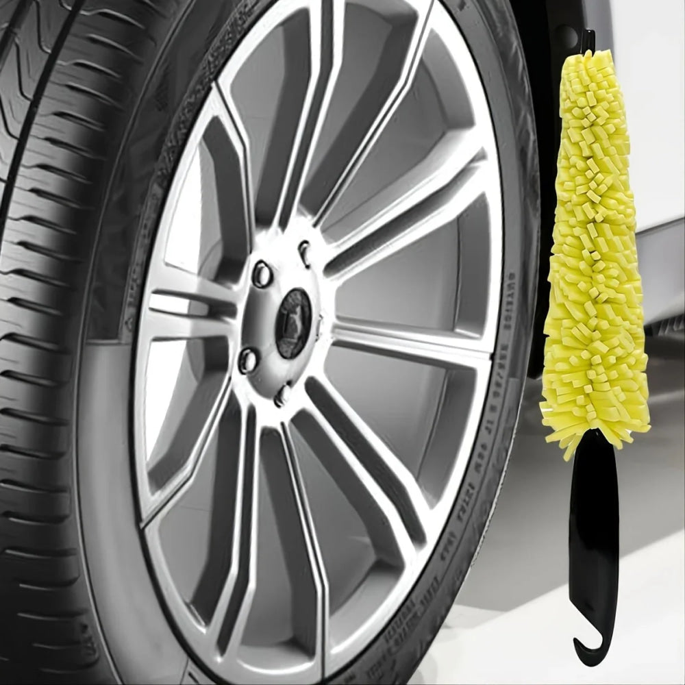 1pcs Effortlessly Clean Your Car Wheels with this Tire Rim Cleaning Tool - VibraStore