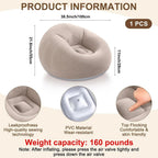 2 uds (1 sofá + 1 bomba de aire) sofá inflable de PVC - VibraStore
