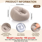 2 uds (1 sofá + 1 bomba de aire) sofá inflable de PVC - VibraStore