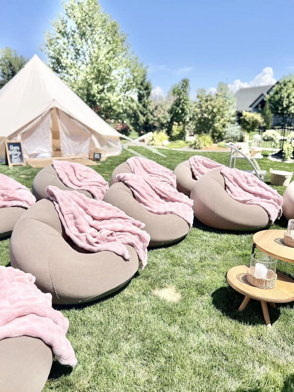 2 uds (1 sofá + 1 bomba de aire) sofá inflable de PVC - VibraStore