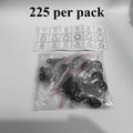 225pcs O - Ring Kit: Durable Rubber Seals for Automotive & Machinery, Ideal for Plumbing - Oil & Water Resistant, Assorted Sizes - VibraStore