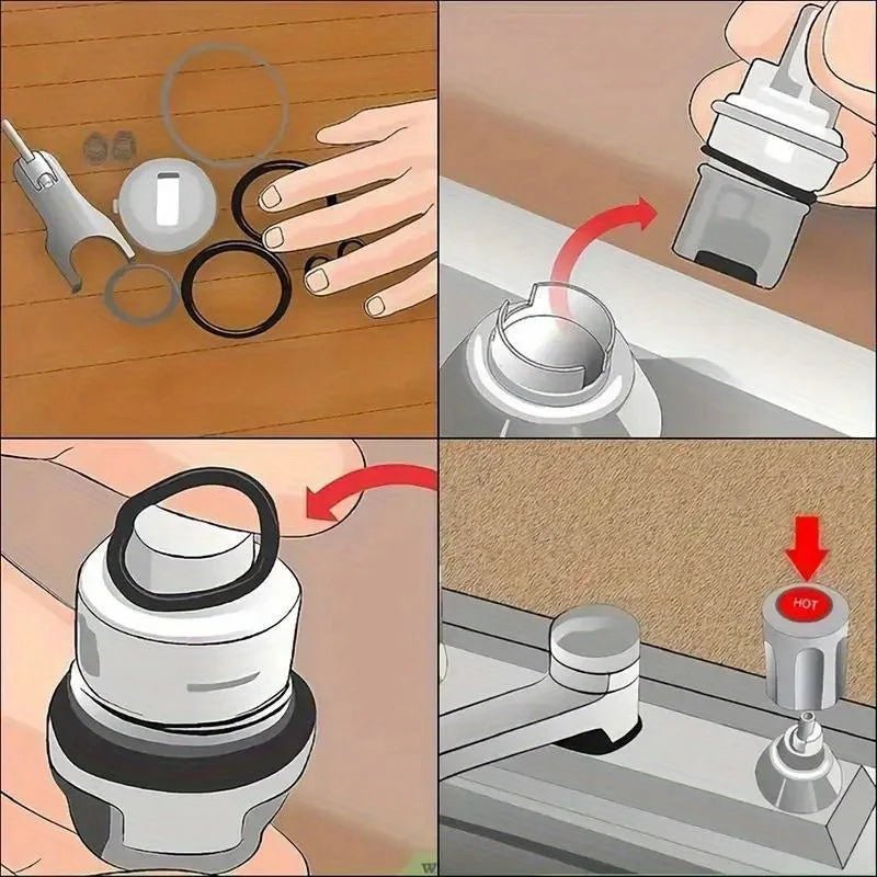 225pcs O - Ring Kit: Durable Rubber Seals for Automotive & Machinery, Ideal for Plumbing - Oil & Water Resistant, Assorted Sizes - VibraStore
