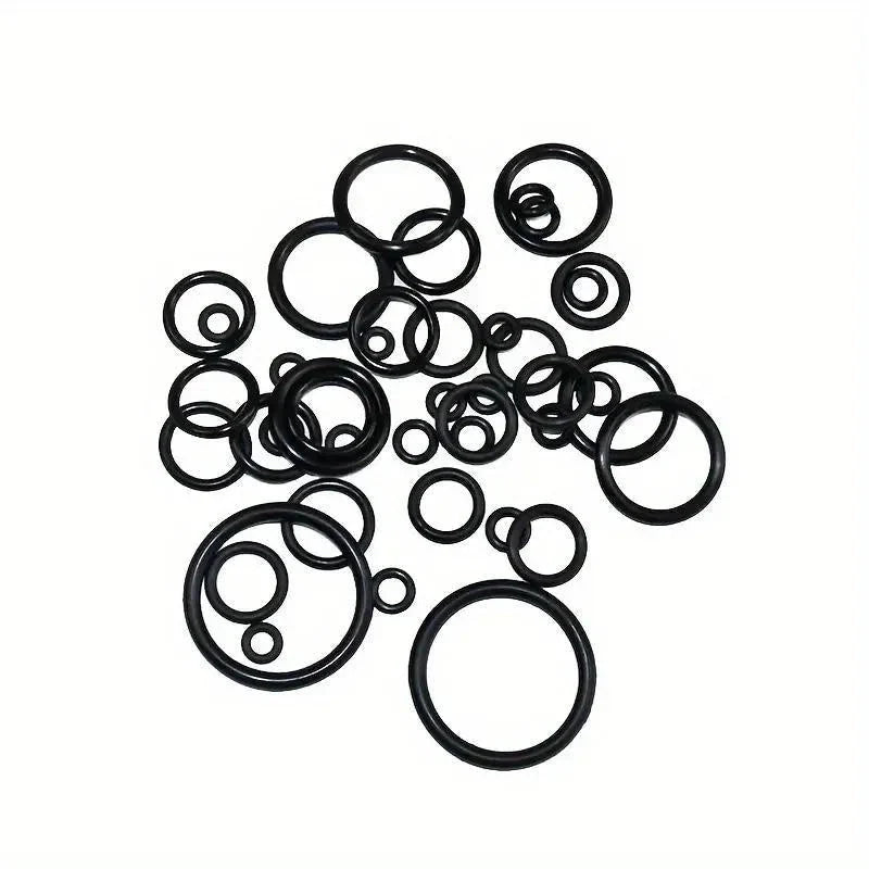 225pcs O - Ring Kit: Durable Rubber Seals for Automotive & Machinery, Ideal for Plumbing - Oil & Water Resistant, Assorted Sizes - VibraStore