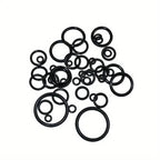 225pcs O - Ring Kit: Durable Rubber Seals for Automotive & Machinery, Ideal for Plumbing - Oil & Water Resistant, Assorted Sizes - VibraStore