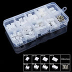 230 Pcs XH2.54 2p 3p 4p 5pin 2.54mm Pitch Terminal Male And Female Housing Kit Pin Connector Terminal Connector Kit - VibraStore