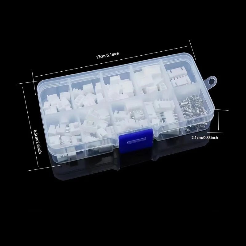 230 Pcs XH2.54 2p 3p 4p 5pin 2.54mm Pitch Terminal Male And Female Housing Kit Pin Connector Terminal Connector Kit - VibraStore