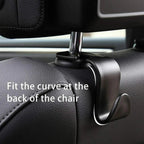 2/4Pcs Car Headrest Hooks Hanger for Bags Seat Back Organizer Holder Clips Auto Fastener Hooks Car Storage Interior Accessories - VibraStore