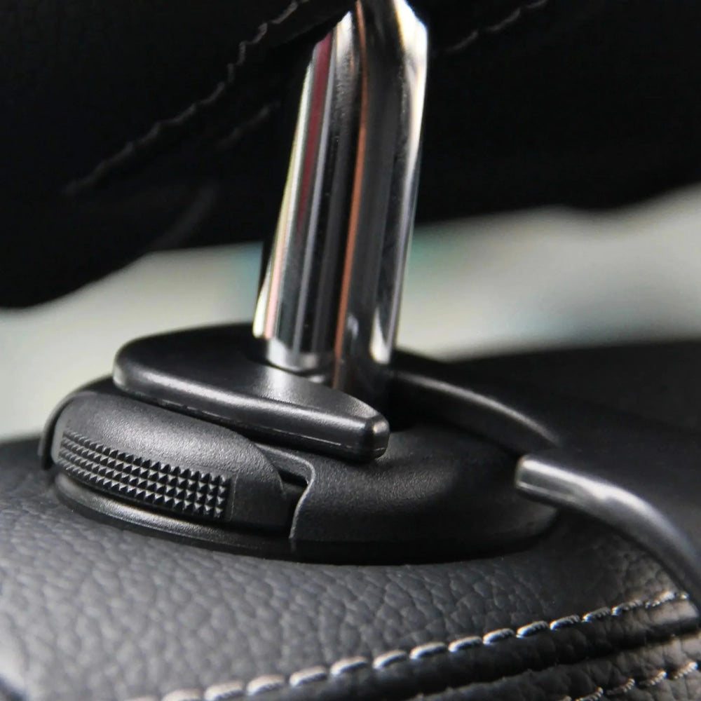 2/4Pcs Car Headrest Hooks Hanger for Bags Seat Back Organizer Holder Clips Auto Fastener Hooks Car Storage Interior Accessories - VibraStore