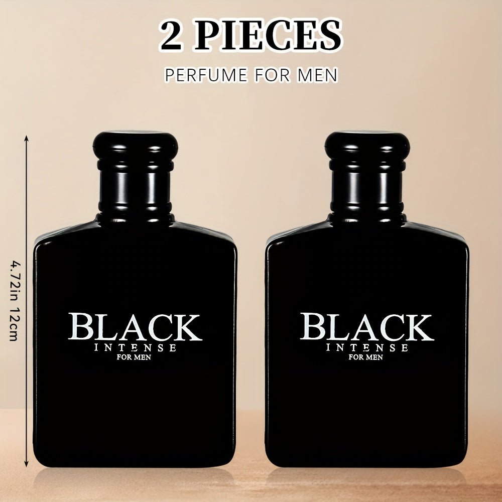 2pcs 3.4Fl Oz Men'S Eau De Toilette Spray, Long - Lasting Perfume, Notes of Sage, Absinthe, Lemon Flavor, Perfect for Dating, Daily Life, Parties, Gift Giving, Valentine'S Day And Other Festivals - VibraStore