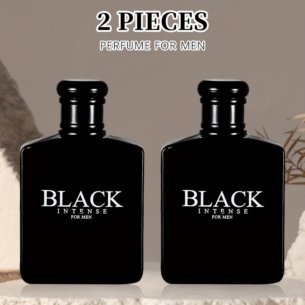 2pcs 3.4Fl Oz Men'S Eau De Toilette Spray, Long - Lasting Perfume, Notes of Sage, Absinthe, Lemon Flavor, Perfect for Dating, Daily Life, Parties, Gift Giving, Valentine'S Day And Other Festivals - VibraStore