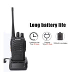 2pcs BAOFENG BF - 888S UHF 400 - 480MHz Amateur Radio Walkie Talkies, 2 - Way Handheld Two - Way Radios with, Portable FM/PM Transmission for Adults, Hiking, Camping, Emergency Radio, Boat Radio, Handheld Radio Pouch - VibraStore