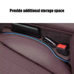 2Pcs Car Seat Gap Plug Strip 2025 Proof Seat Gap Storage Organizer Side Seam Car Gap Filler Leak Interior Decoration Universal - VibraStore