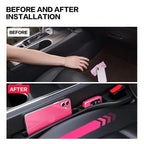 2Pcs Car Seat Gap Plug Strip 2025 Proof Seat Gap Storage Organizer Side Seam Car Gap Filler Leak Interior Decoration Universal - VibraStore