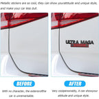 2pcs Ultra MAGA Edition Emblems, Emblem 3D Badge Decal Car Truck SUV,Refrigerator Sticker,Window Display Stickers,Bicycles, Laptops, Fridges - VibraStore