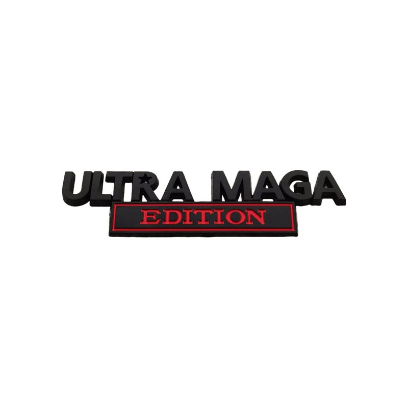 2pcs Ultra MAGA Edition Emblems, Emblem 3D Badge Decal Car Truck SUV,Refrigerator Sticker,Window Display Stickers,Bicycles, Laptops, Fridges - VibraStore
