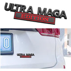 2pcs Ultra MAGA Edition Emblems, Emblem 3D Badge Decal Car Truck SUV,Refrigerator Sticker,Window Display Stickers,Bicycles, Laptops, Fridges - VibraStore
