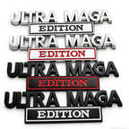 2pcs Ultra MAGA Edition Emblems, Emblem 3D Badge Decal Car Truck SUV,Refrigerator Sticker,Window Display Stickers,Bicycles, Laptops, Fridges - VibraStore