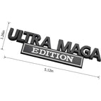 2pcs Ultra MAGA Edition Emblems, Emblem 3D Badge Decal Car Truck SUV,Refrigerator Sticker,Window Display Stickers,Bicycles, Laptops, Fridges - VibraStore
