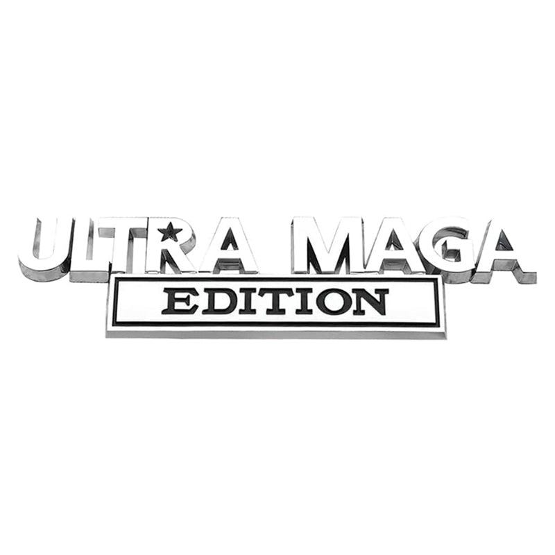 2pcs Ultra MAGA Edition Emblems, Emblem 3D Badge Decal Car Truck SUV,Refrigerator Sticker,Window Display Stickers,Bicycles, Laptops, Fridges - VibraStore