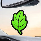 3 - 60pcs Car Air Freshener Natural Scented Tea Paper Auto Hanging Vanilla Perfume Fragrance Leaf Shape Car Accessories Interior - VibraStore