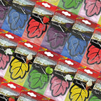 3 - 60pcs Car Air Freshener Natural Scented Tea Paper Auto Hanging Vanilla Perfume Fragrance Leaf Shape Car Accessories Interior - VibraStore