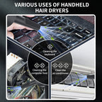 3 - in - 1 Vacuum Cleaner USB Charging Portable Suction And Blowing Function for Small Car And Household Use - VibraStore