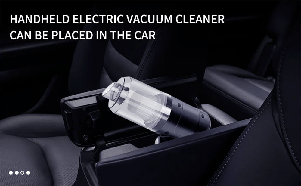 3 - in - 1 Vacuum Cleaner USB Charging Portable Suction And Blowing Function for Small Car And Household Use - VibraStore
